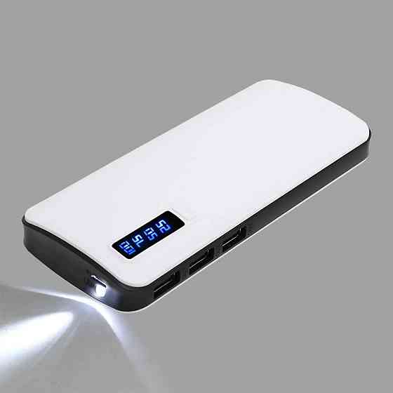 Портативное Зарядное Устройство Павербанк 50000 mAh 3хUSB Power Bank Smart Tech White IC-44 Львов