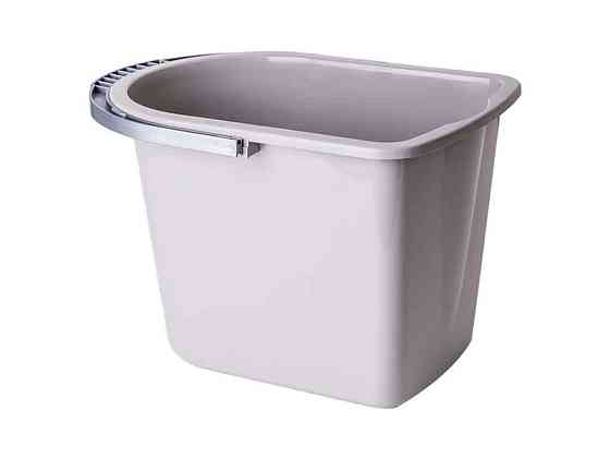 Ведро для уборки 14л прямоугольная какао ТМ АЛЕАНА Киев