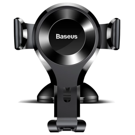 Автотримач для телефона Baseus Osculum Type Gravity Car Mount Black Ковель