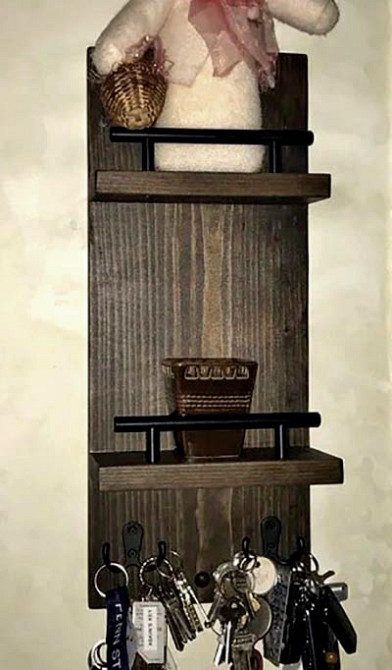 Ключниця дерев'яна "Сліган" мокко Миколаїв - фото 1