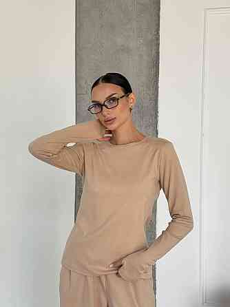 Женский теплый базовый костюм двойка из турецкого микрофлиса Одесса