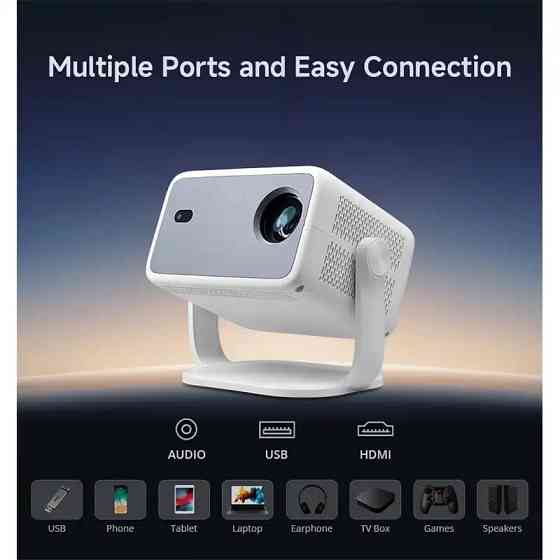 Портативний LED-проектор Wemi L018AR Wi-Fi/Bluetooth/HDMI Луцьк