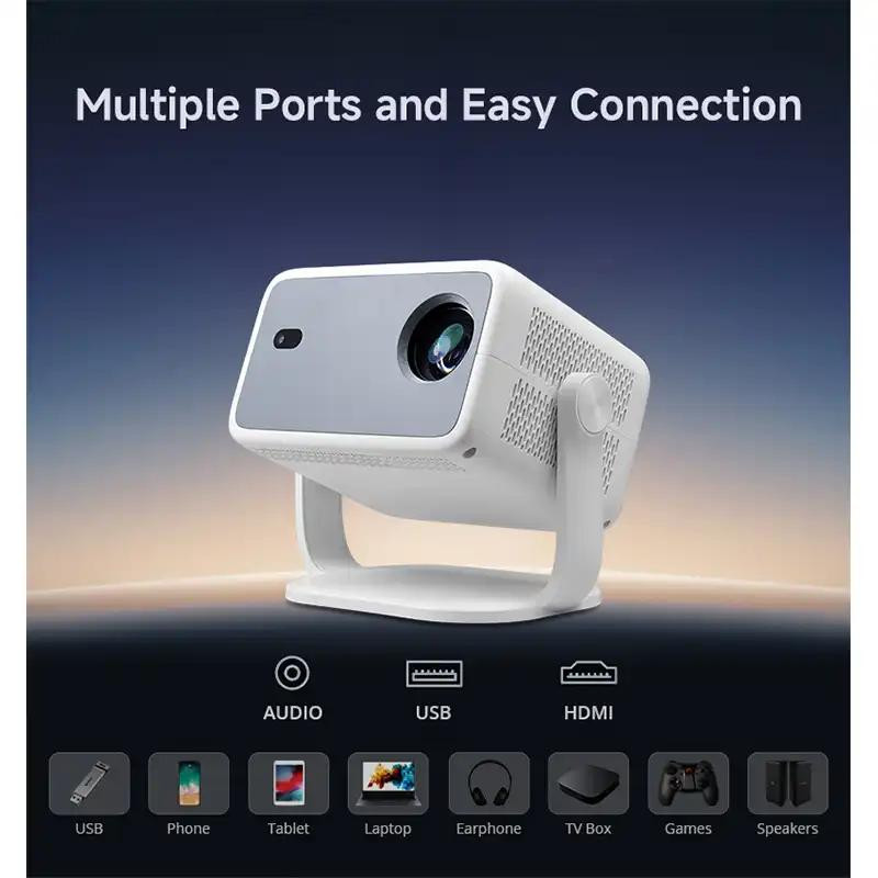 Портативний LED-проектор Wemi L018AR Wi-Fi/Bluetooth/HDMI Луцьк - фото 2