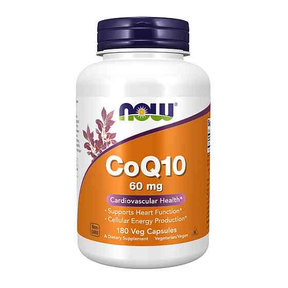 Коензим Q10 NOW CoQ10 60mg 180 капс Київ
