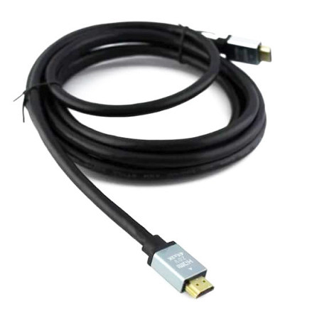 Кабель HDMI-HDMI 2.0 для 4K відео, високошвидкісний, 1.5м, підтримка UHD, HDR, аудіо, надійне з’єдна Київ - фото 1