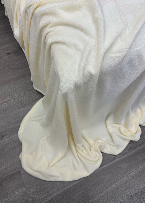 Плед-покривало 160х200 см (+-5см) Молочний (87-047) Київ - фото 6