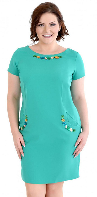 Красивое красное платье большого размера (48) Киев - изображение 1