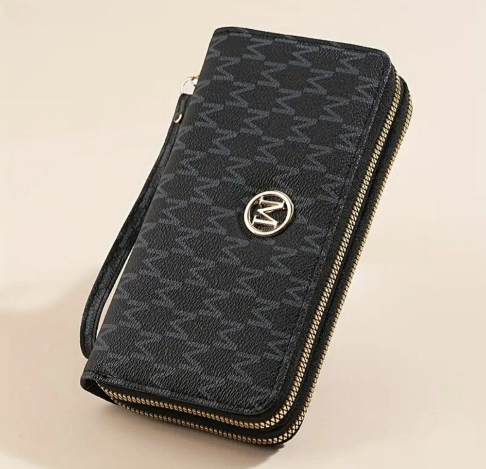 Гаманець жіночий великого розміру Чорний Сміла - фото 6