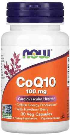 Коэнзим Q10 для сердца Now Foods Coenzyme Q10 100 мг 30 капс Киев
