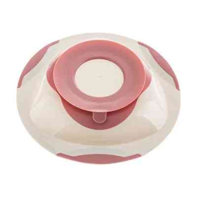 Тарілка дитяча Lionelo на присосці, рожевий-сірий (A0525) Вінниця