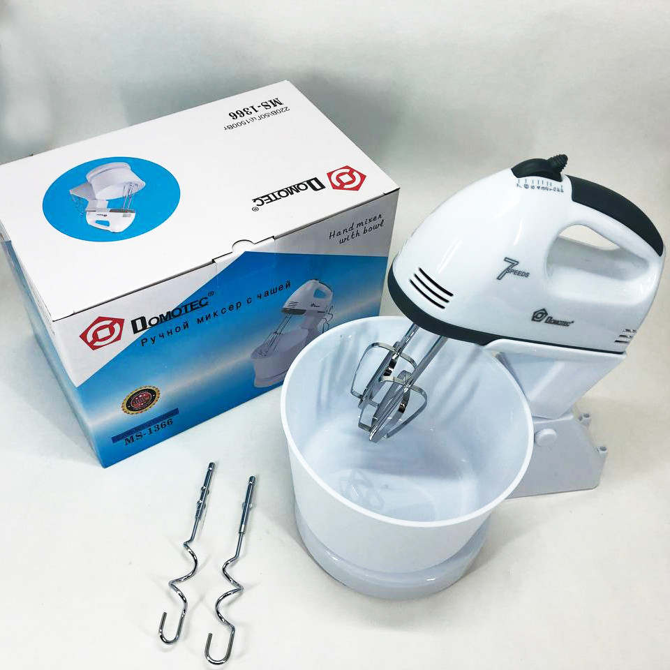 Мощный ручной миксер, Миксер для теста на пироги, Миксер с различными скоростями Домашний TW-83 Львов - изображение 5