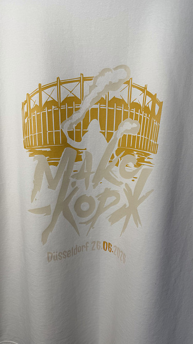 Оверсайз футболка «Макс Корж Düsseldorf 26.06.2026» Черновцы - изображение 5