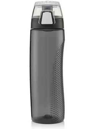 Универсальная Бутылка для воды 710 мл с таймером и крышкой Thermos (320040) Серая Нововолынск