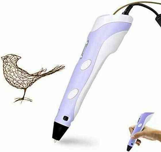 Игрушка 3д Ручка для создания объемных моделей 3d pen-3 Моделирования. Харьков