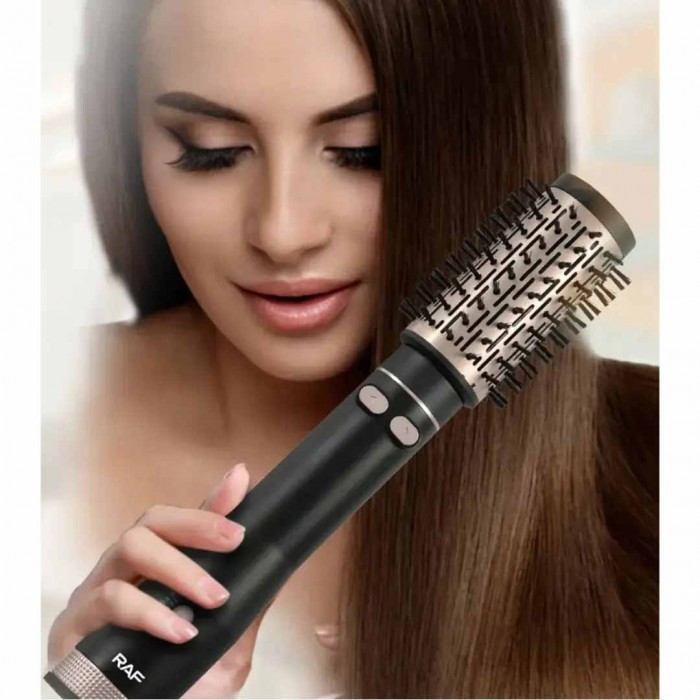 Фен-щетка с автоматическим вращением Domotec/RAF R-421 1000Вт 2 насадки, 3 режима температуры Одесса - изображение 4