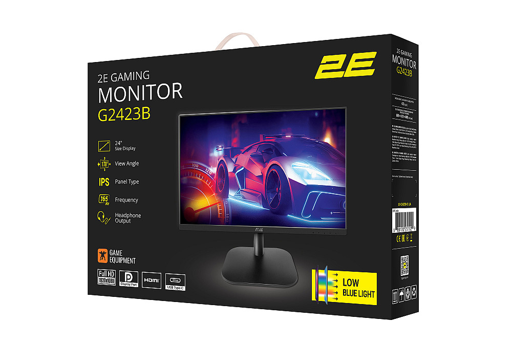Монітор 2E GAMING 23.8" G2423B HDMI, DP, USB-C, Audio, IPS, 165Hz, 1ms, FreeSync Київ - фото 10