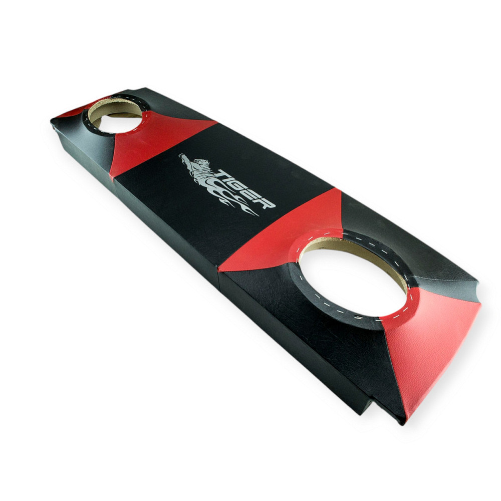 Полка ВАЗ 21099/2115 (аккустическая) красная (кожзам) задняя Мукачево - изображение 1