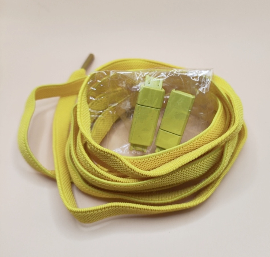 Еластичні шнурки без зав'язок з магнітними застібками Жовтий Сміла - фото 3