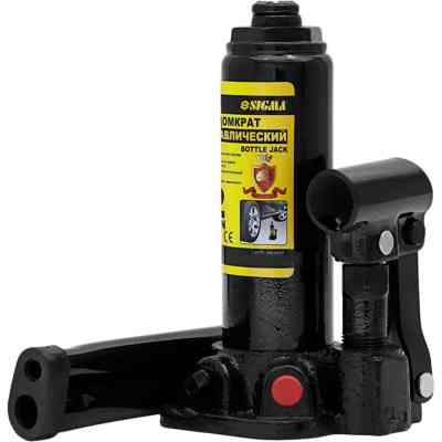 Домкрат Sigma гидравлический бутылочный 2т, 180-333мм (6101021) Винница