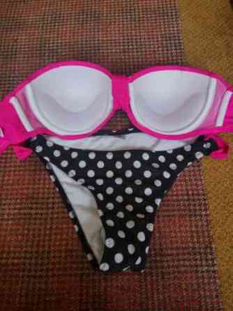 Купальник в горох роздільний жіночий пуш ап різнобарвний Київ