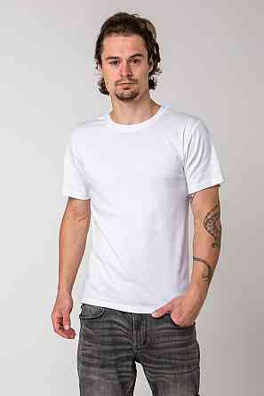 Мужская футболка из хлопка Ozkan 0116 L, Белый Киев