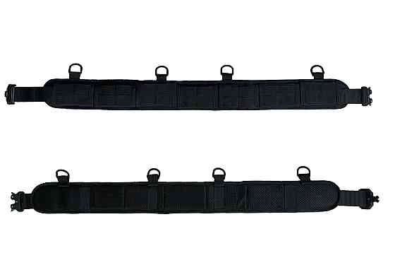 Розвантажувальний тактичний пояс РПС із кріпленням MOLLE чорний (варбелт, warbelt) Коломия