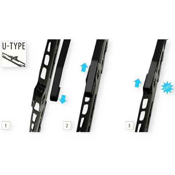 Щітка oximo каркасна 475мм під гак 8,9мм двірника Мукачево