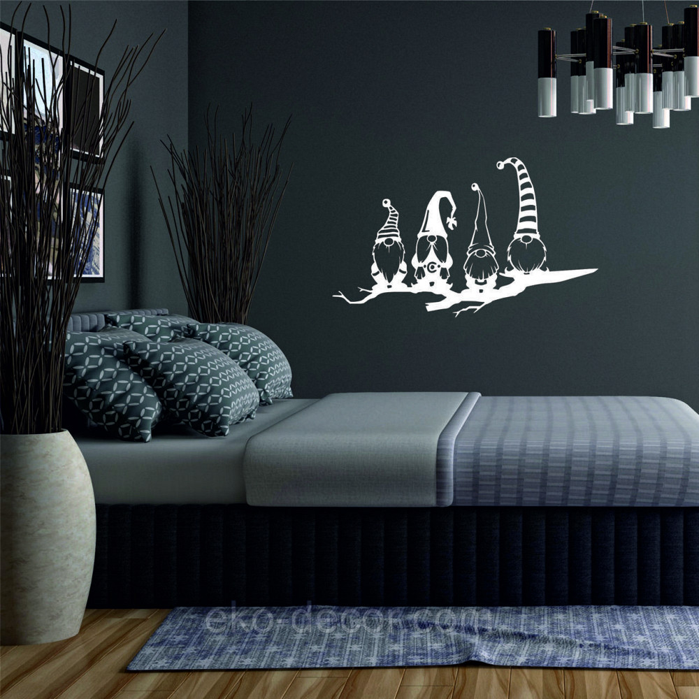 Декоративне настінне Панно «Гноміки», Декор на стіну 90*54 см, Білий Київ - фото 2