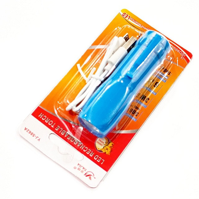 Ручной фонарь Yajia YJ-5862A, Аккумулятор, MicroUSB, 1LED Днепр - изображение 3