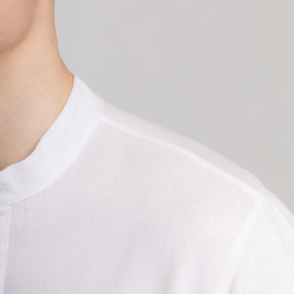 Чоловіча сорочка з коротким рукавом біла Pobedov Molodist' Київ - фото 2