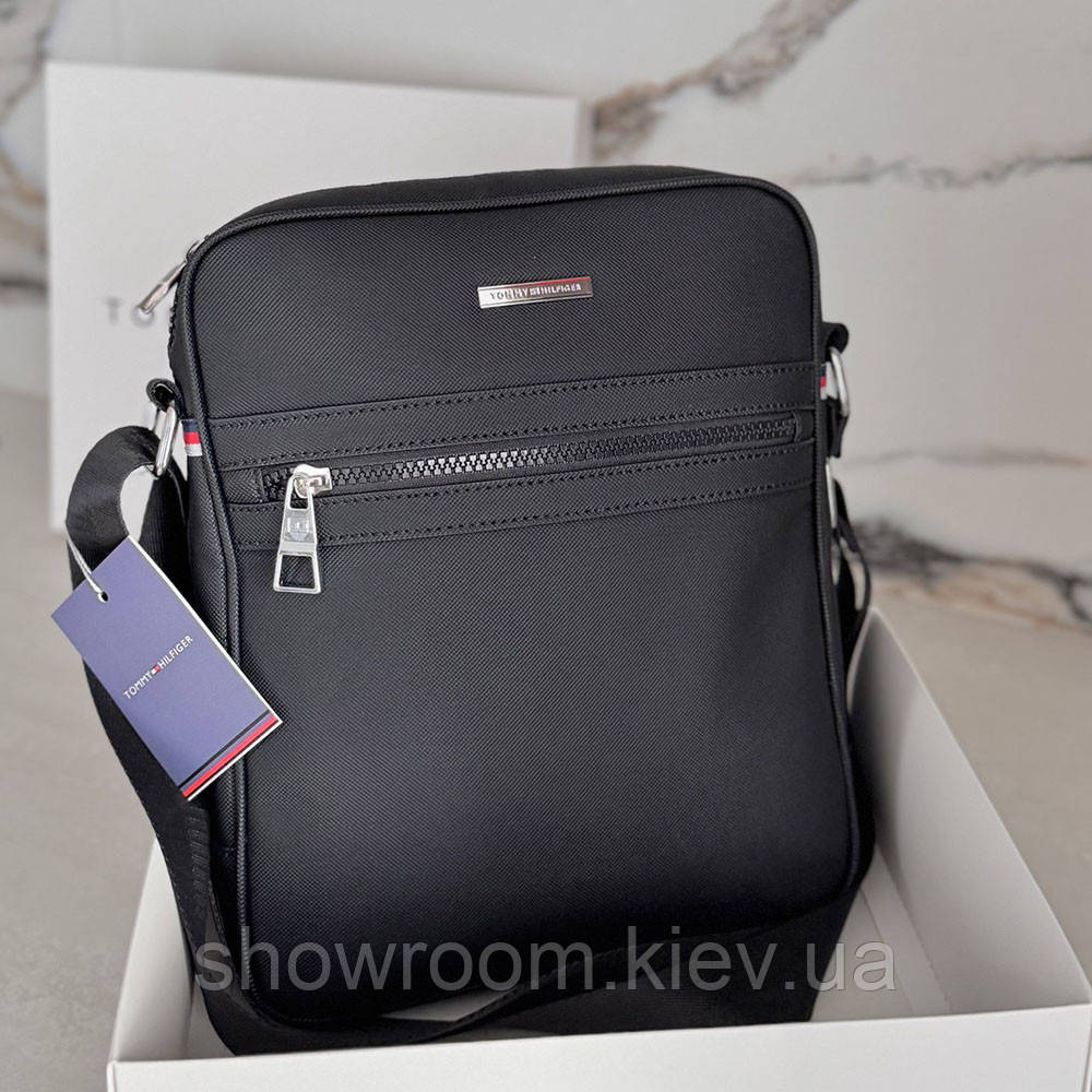 Мужская брендовая сумка, барсетка через плечо Tommy Hilfiger (1725) Киев - изображение 1