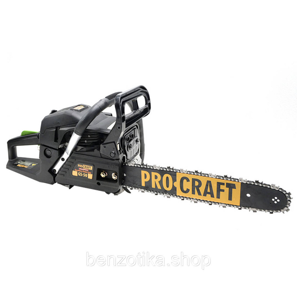 Бензопила Procraft GS50/2 (2 шина, 2 ланцюг - 40, 45) Київ - фото 2