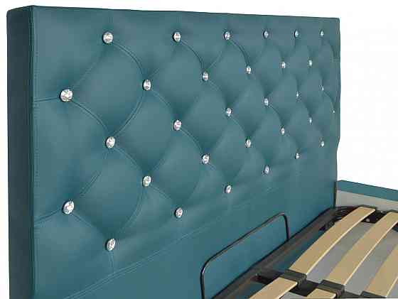 Кровать Coventry Comfort 140 х 190 см Fly 2215 С подъемным механизмом и нишей для белья С1 Бирюзовый Киев