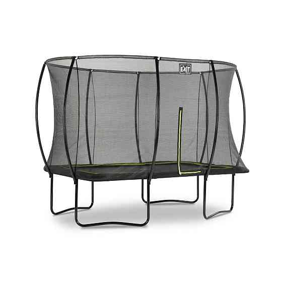 Батут EXIT Silhouette прямокутний 244x366см зелений Київ
