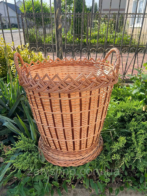 Корзина для цветов плетеная Киев - изображение 2