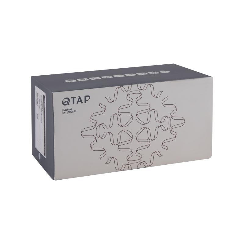 Смеситель для раковины Qtap Gemini скрытого монтажа QTGEM273BLM45694 Black Matt Харьков - изображение 9