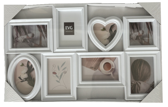 Мультірамка EVG INNO ZB-8-3859 WHITE COLLAGE 8 (6992359) Київ