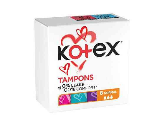 Тампони без апл.8 шт.3 кр. (Normal) ТМ KOTEX Solmir Киев