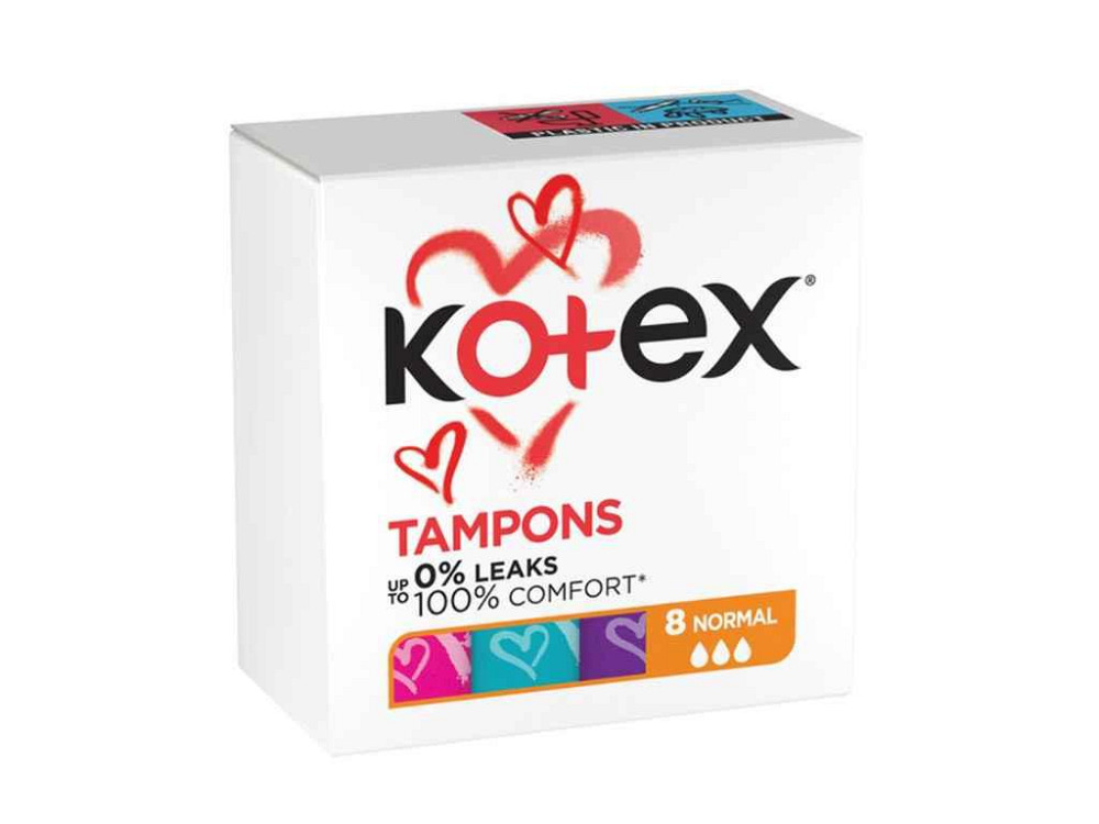 Тампони без апл.8 шт.3 кр. (Normal) ТМ KOTEX Solmir Киев - изображение 1