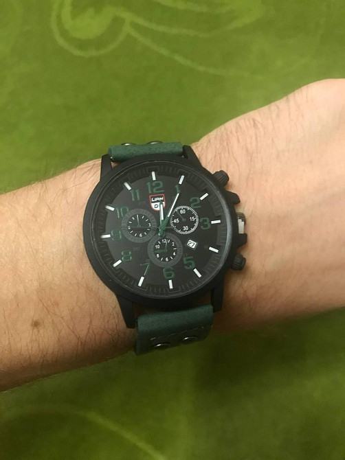 Часы мужские LIANDU Green + браслеты Киев - изображение 3