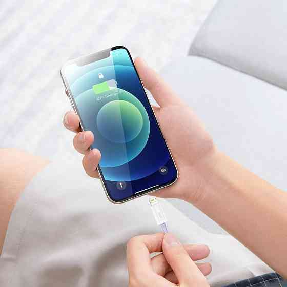 Кабель Baseus Dynamic Series Fast Charging Lightning 2.4A 2м білий Львів