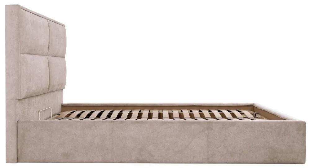 Ліжко Sheffield Comfort 140 х 190 см Місті Mocco З підйомним механізмом та нішою для білизни Мокко Київ - фото 4