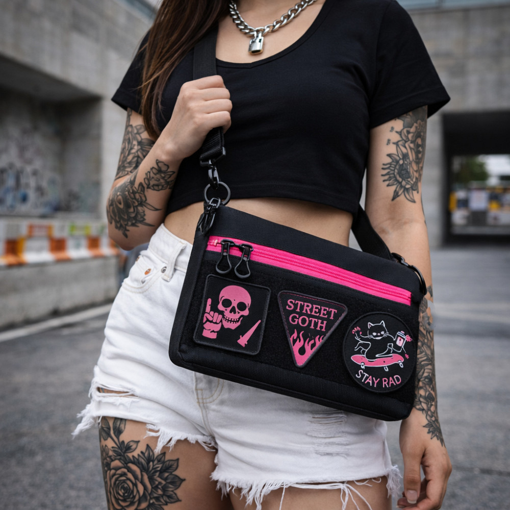 Чоловіча портативна сумка через плече, Армійська військова сумка на ногу, Чоловічі сумки через плече QO-63 Львів - фото 12