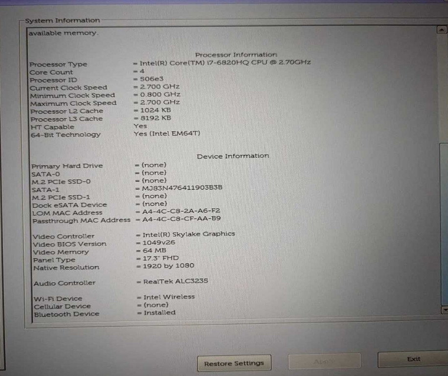 Ноутбук: DELL Precision 7710 FHD 512/16Gb.17 6820HQ Nvidia M5000M 8Gb. Киев - изображение 2