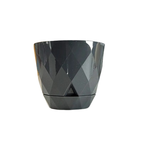 Вазон Yakamoz Saksi 0,3л антрацит ELIF Житомир