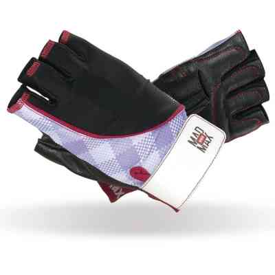 Рукавички для фітнесу MadMax MFG-911 Nine-eleven Black/perpito L (MFG-911-PEP_L) Вінниця