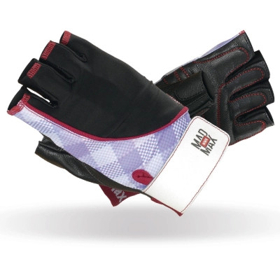 Рукавички для фітнесу MadMax MFG-911 Nine-eleven Black/perpito L (MFG-911-PEP_L) Вінниця - фото 1