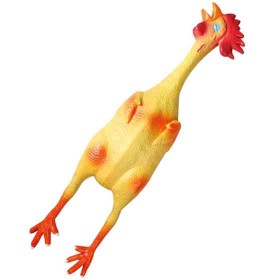Flamingo Latex Chicken ФЛАМІНГО КУРКА латексна іграшка з пищалкою для собак Київ