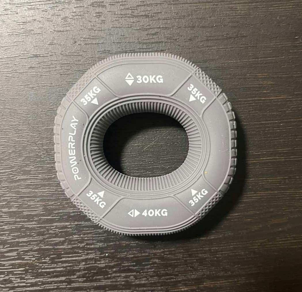 Кістовий еспандер кільце 3 ступеня навантаження 30-35-40кг Гумовий еспандер Силіконовий кистьовий еспандер із зручним хватом Київ - фото 4