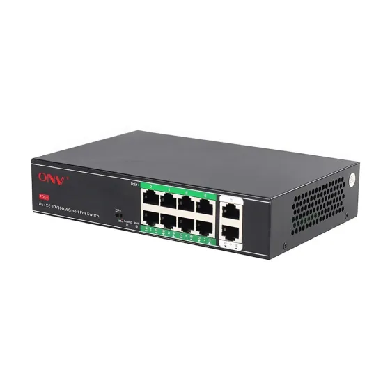 PoE-комутатор некерований 10-портовий ONV-H1108PSD з 8 портами PoE (73-00060) Киев